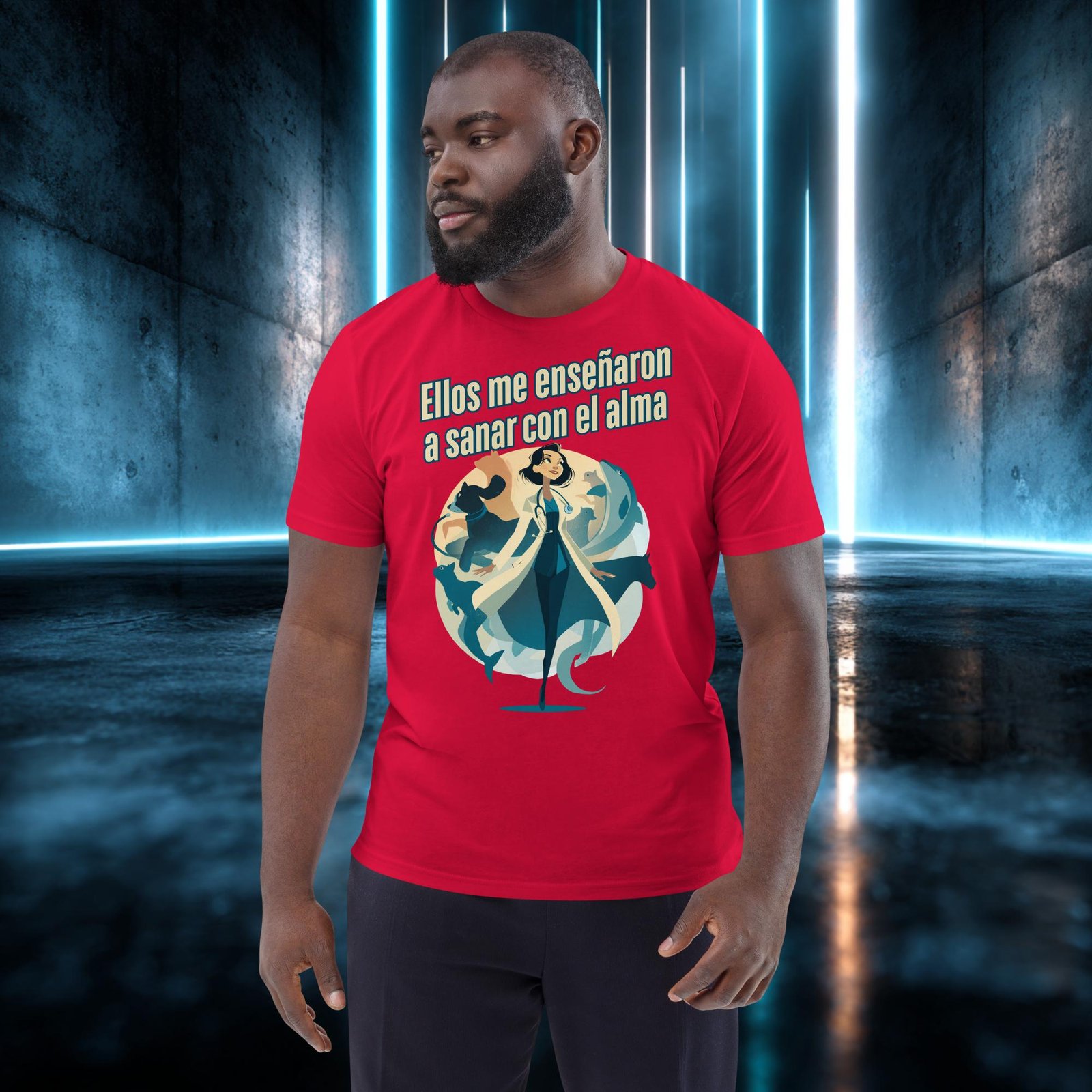Camiseta orgánica con diseño Sanar con el Alma — color 3
