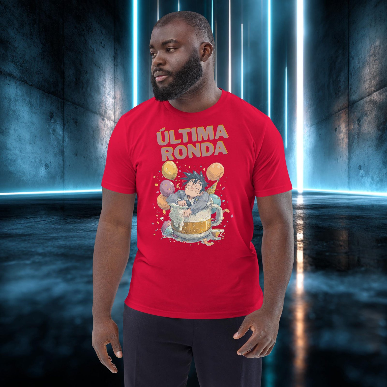 Camiseta orgánica con diseño Última Ronda — color 4