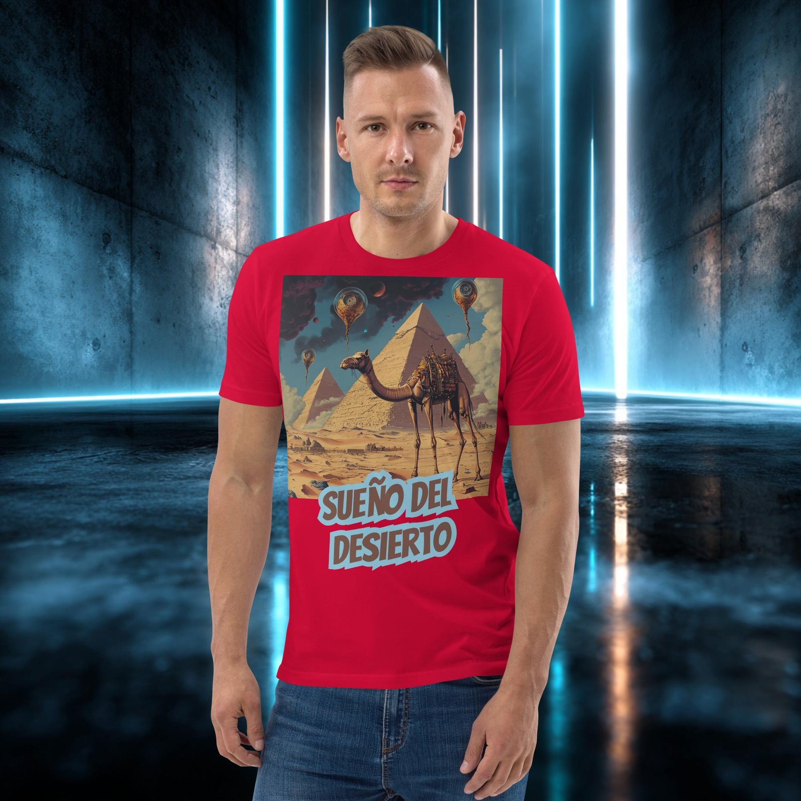 Camiseta orgánica con diseño Sueño del Desierto — color 4