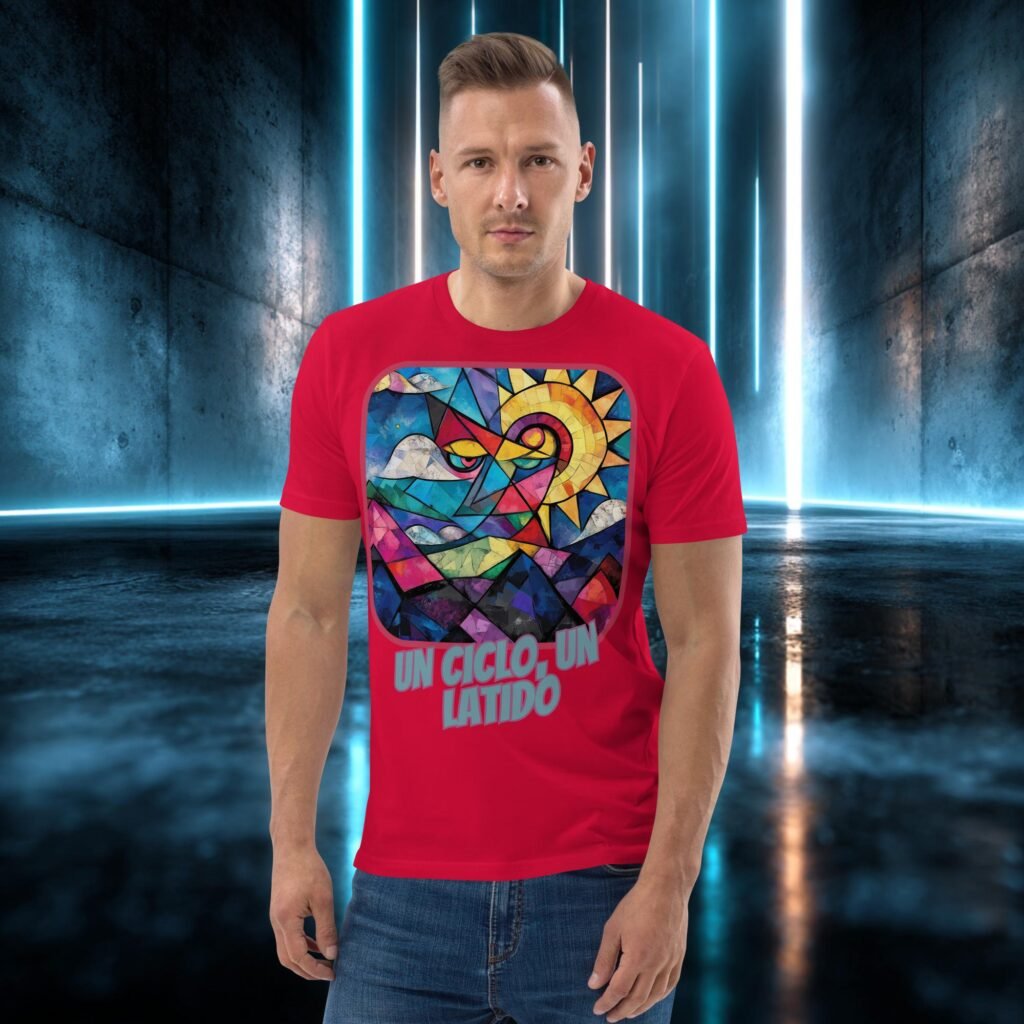Camiseta orgánica con diseño Un Ciclo, un Latido