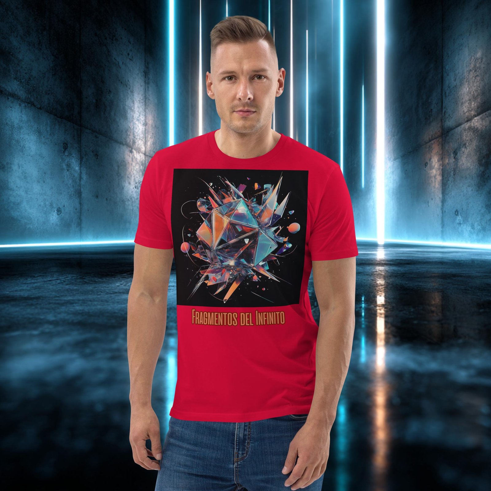 Camiseta orgánica con diseño Fragmentos del Infinito — color 4