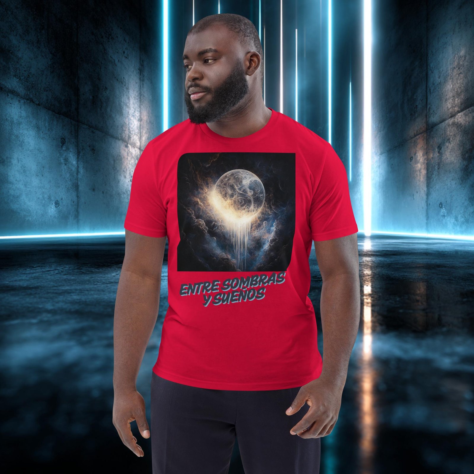 Camiseta orgánica con diseño Entre Sombras y Sueños — color 3