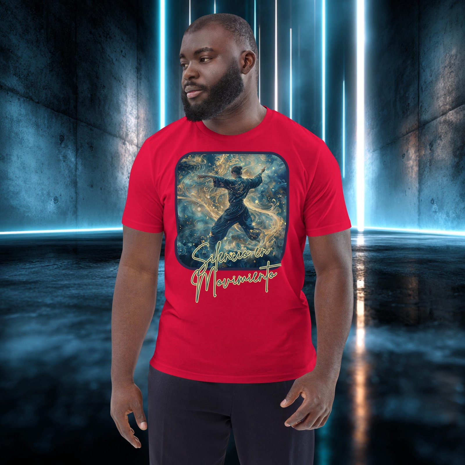 Camiseta orgánica con diseño Silencio en Movimiento — color 3