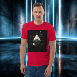 Camiseta orgánica con diseño Geometría del Vacío