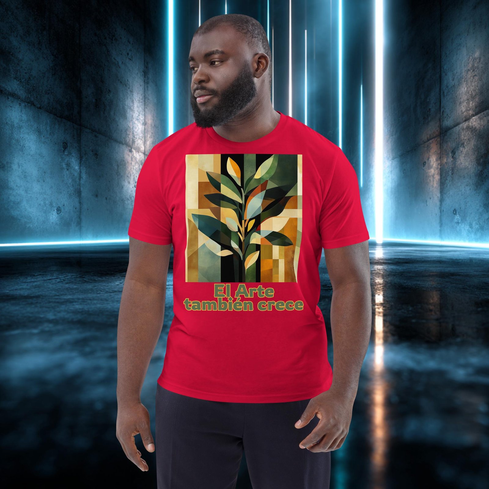 Camiseta orgánica con diseño El Arte También Crece — color 4
