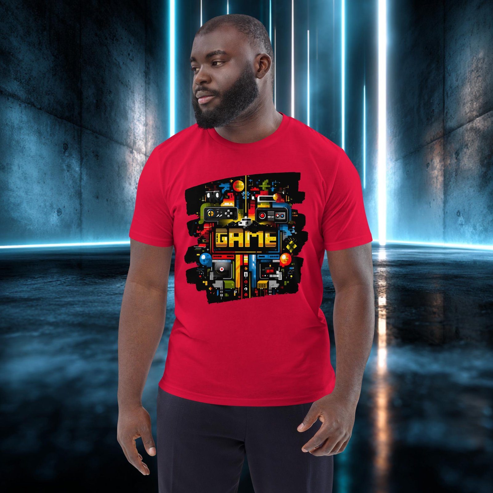 Camiseta orgánica con diseño Modo Juego — color 3