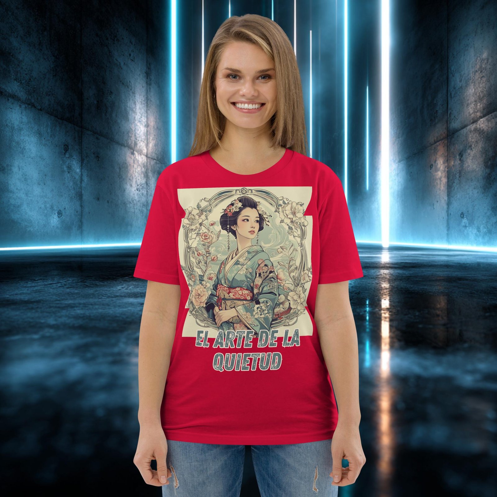 Camiseta orgánica con diseño El Arte de la Quietud — color 4