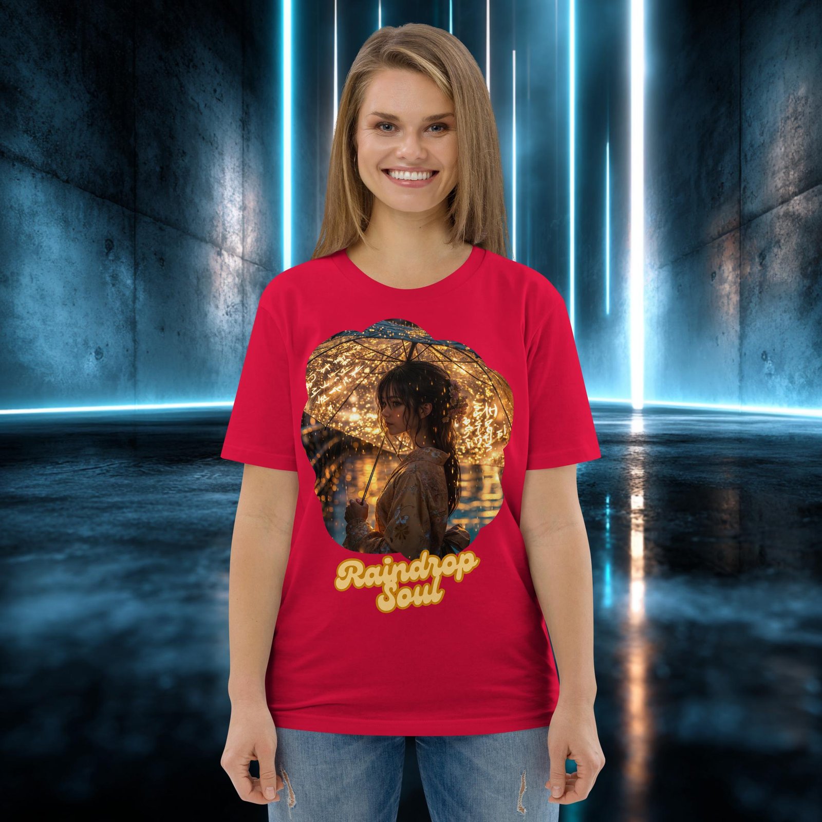 Camiseta orgánica con diseño Alma de Lluvia — color 3
