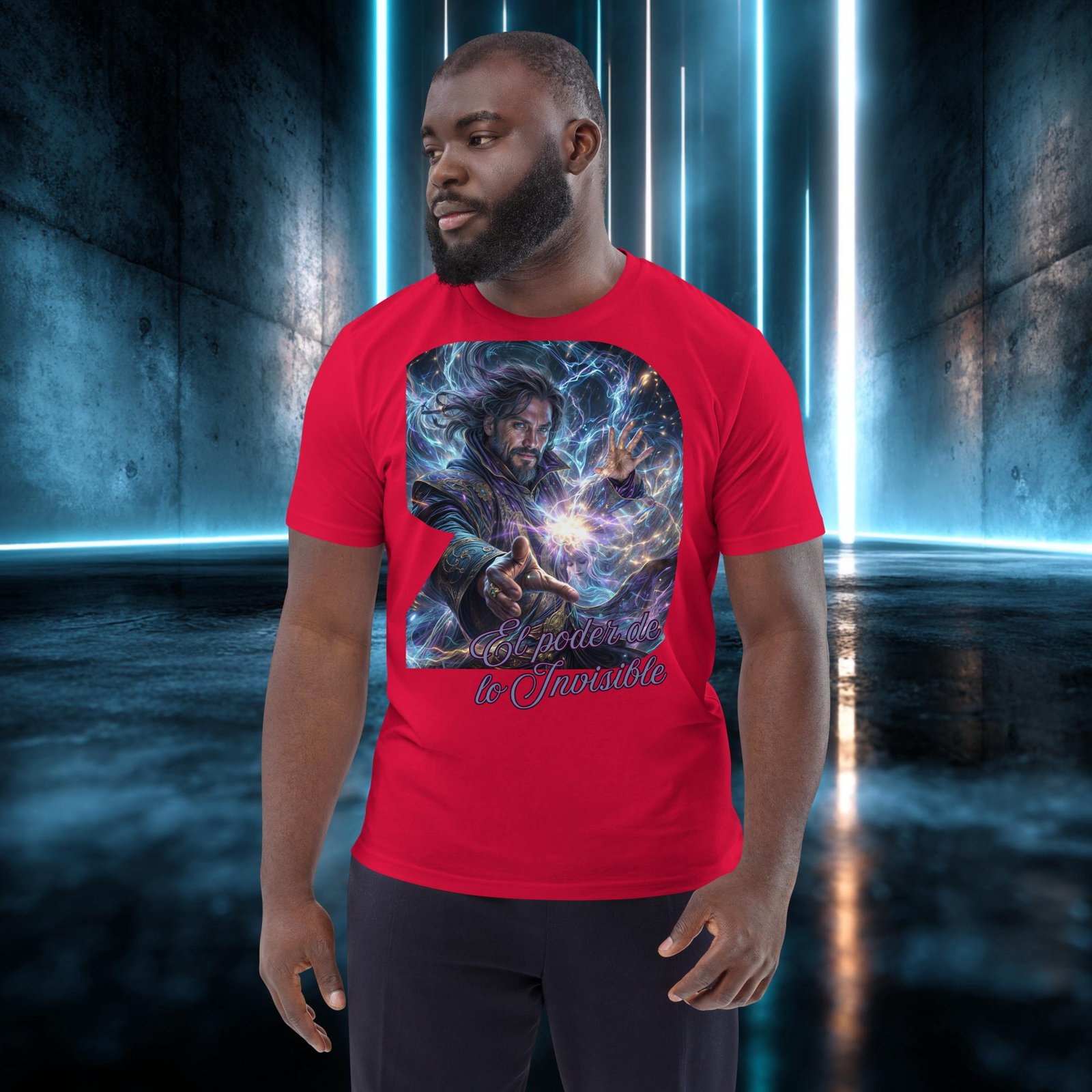 Camiseta orgánica con diseño El Poder de lo Invisible — color 4