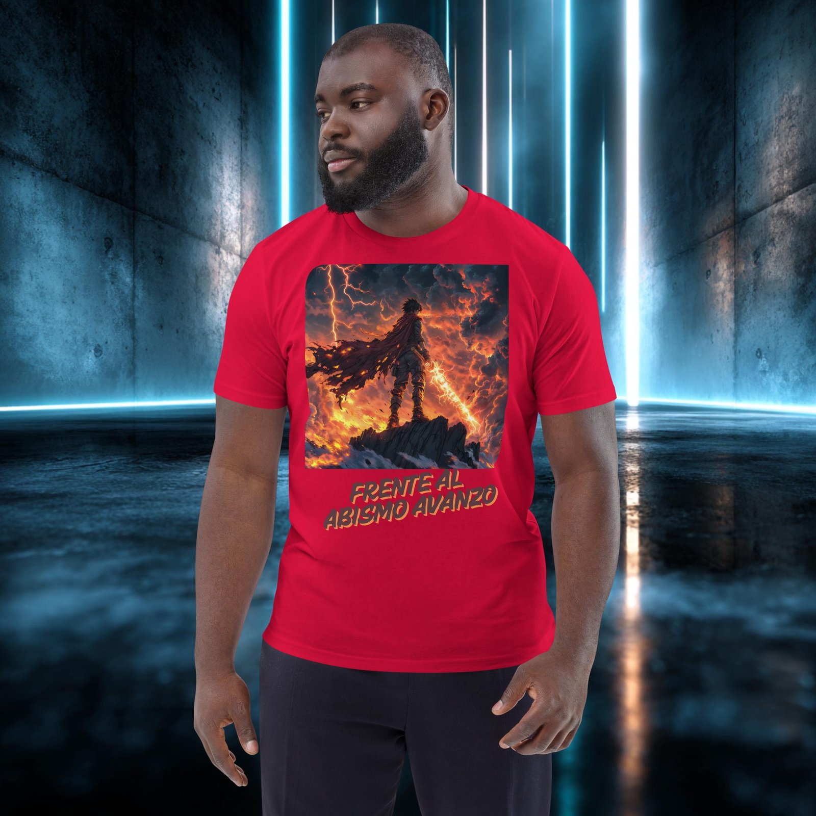 Camiseta orgánica con diseño Frente al Abismo Avanzo — color 4