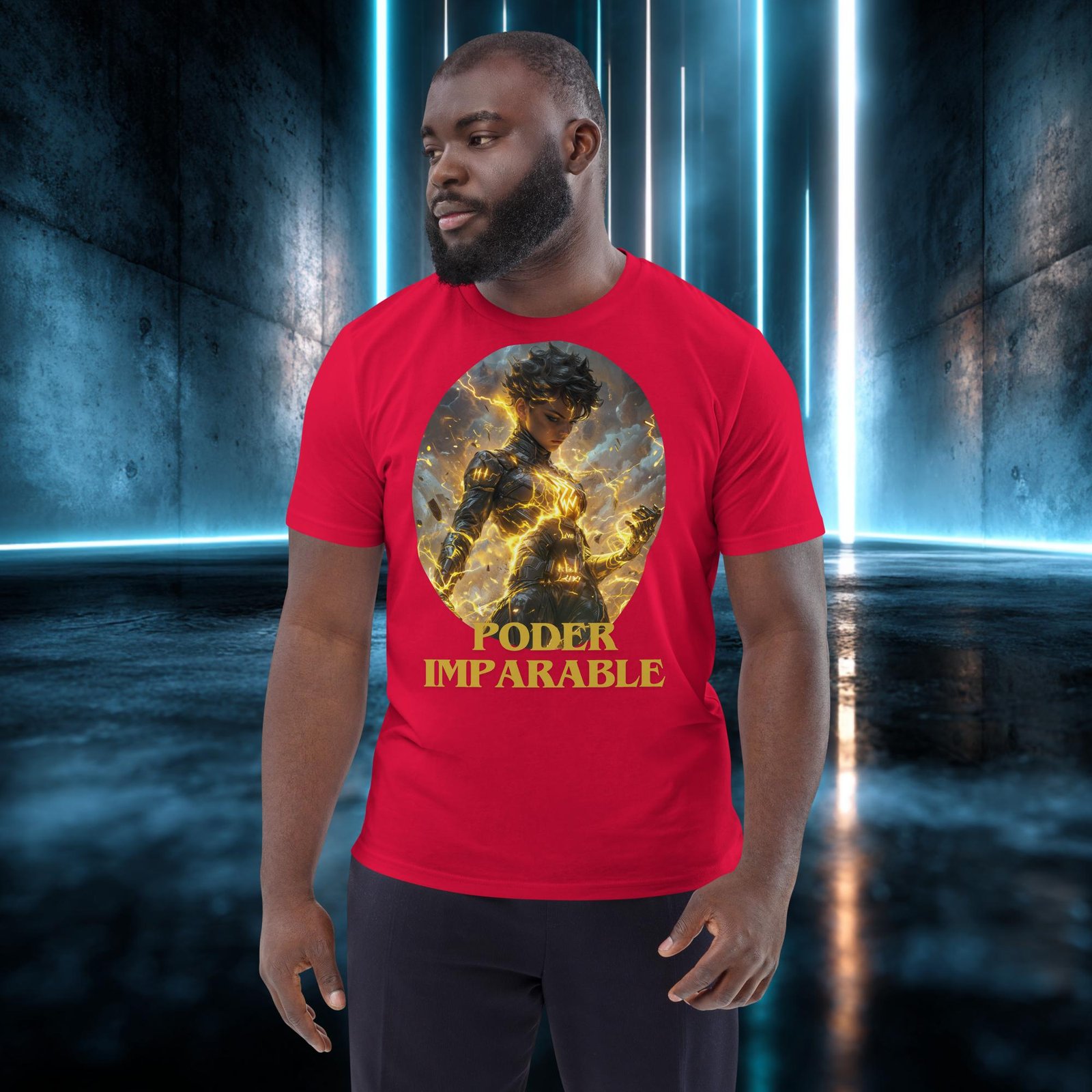 Camiseta orgánica con diseño Poder Imparable — color 3