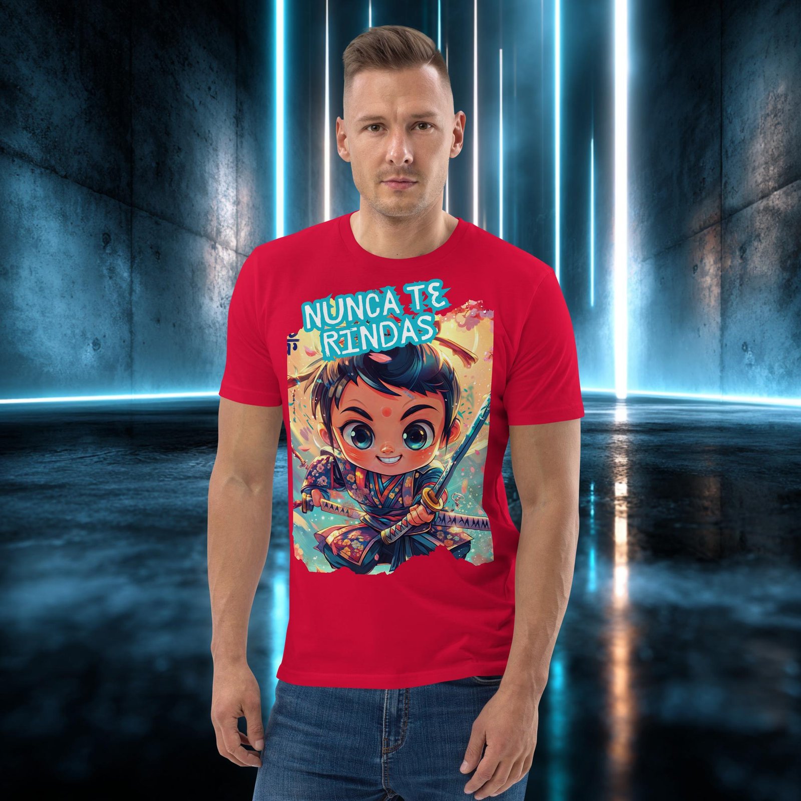 Camiseta orgánica con diseño Nunca Te Rindas — color 3