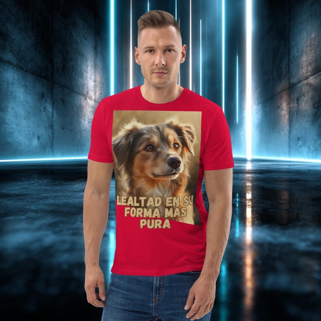 Camiseta orgánica con diseño Lealtad en Estado Puro