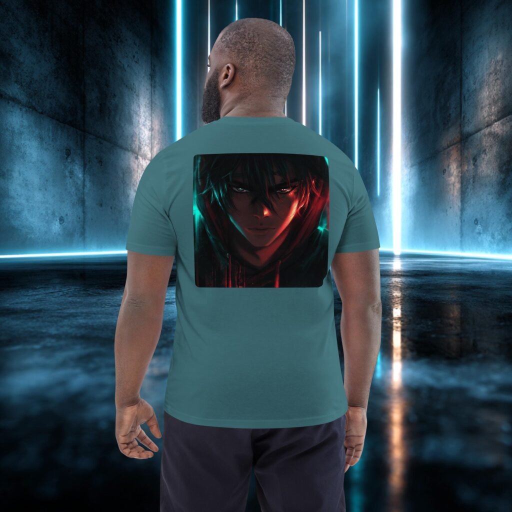 Camiseta orgánica con diseño Mirada de Acero