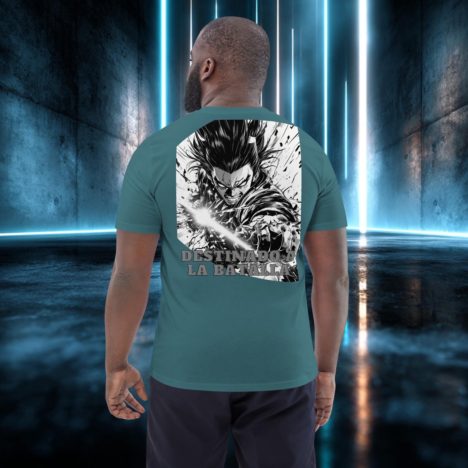 Camiseta orgánica con diseño Destinado a la Batalla — color 7