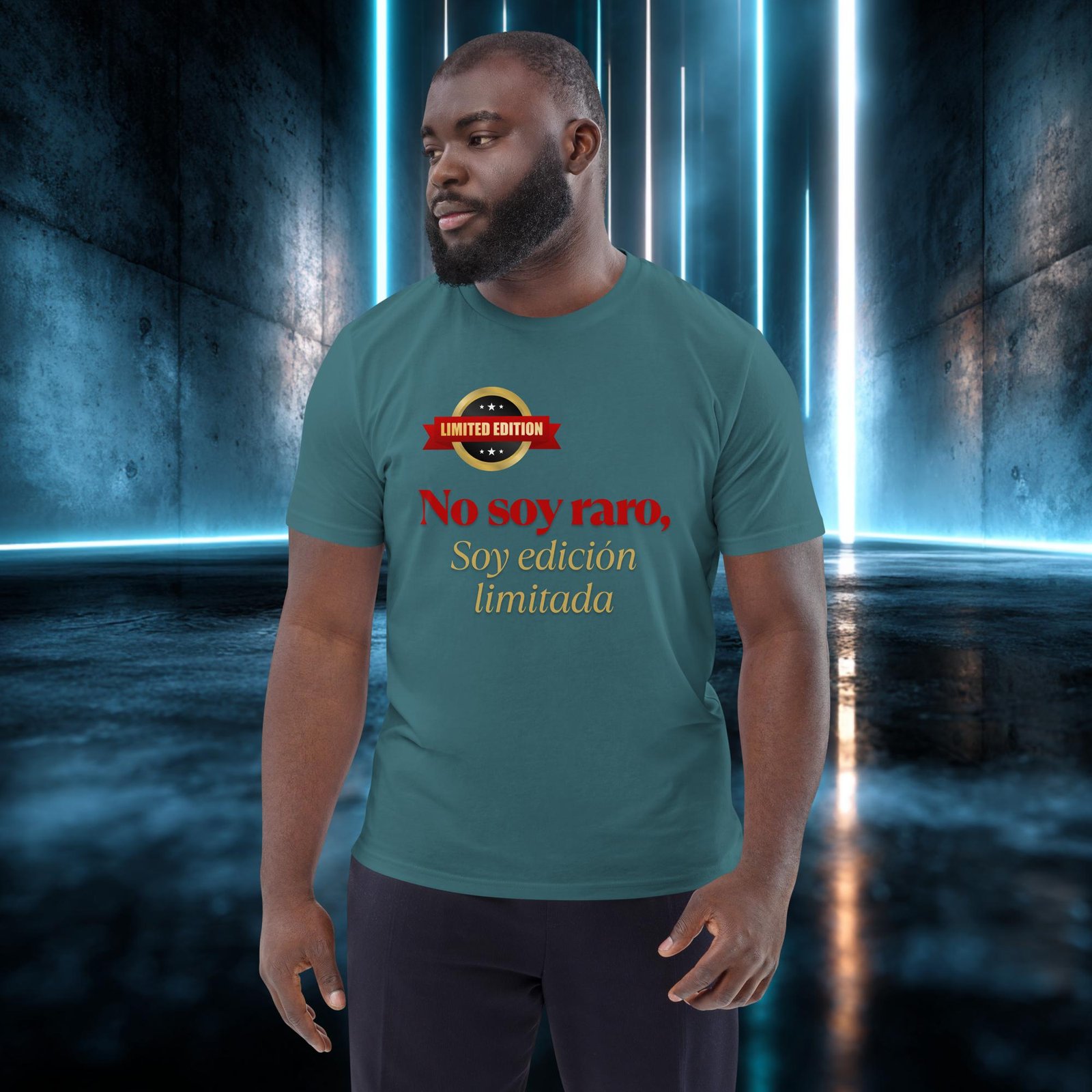 Camiseta orgánica con diseño No Soy Raro, Edición Limitada — color 7