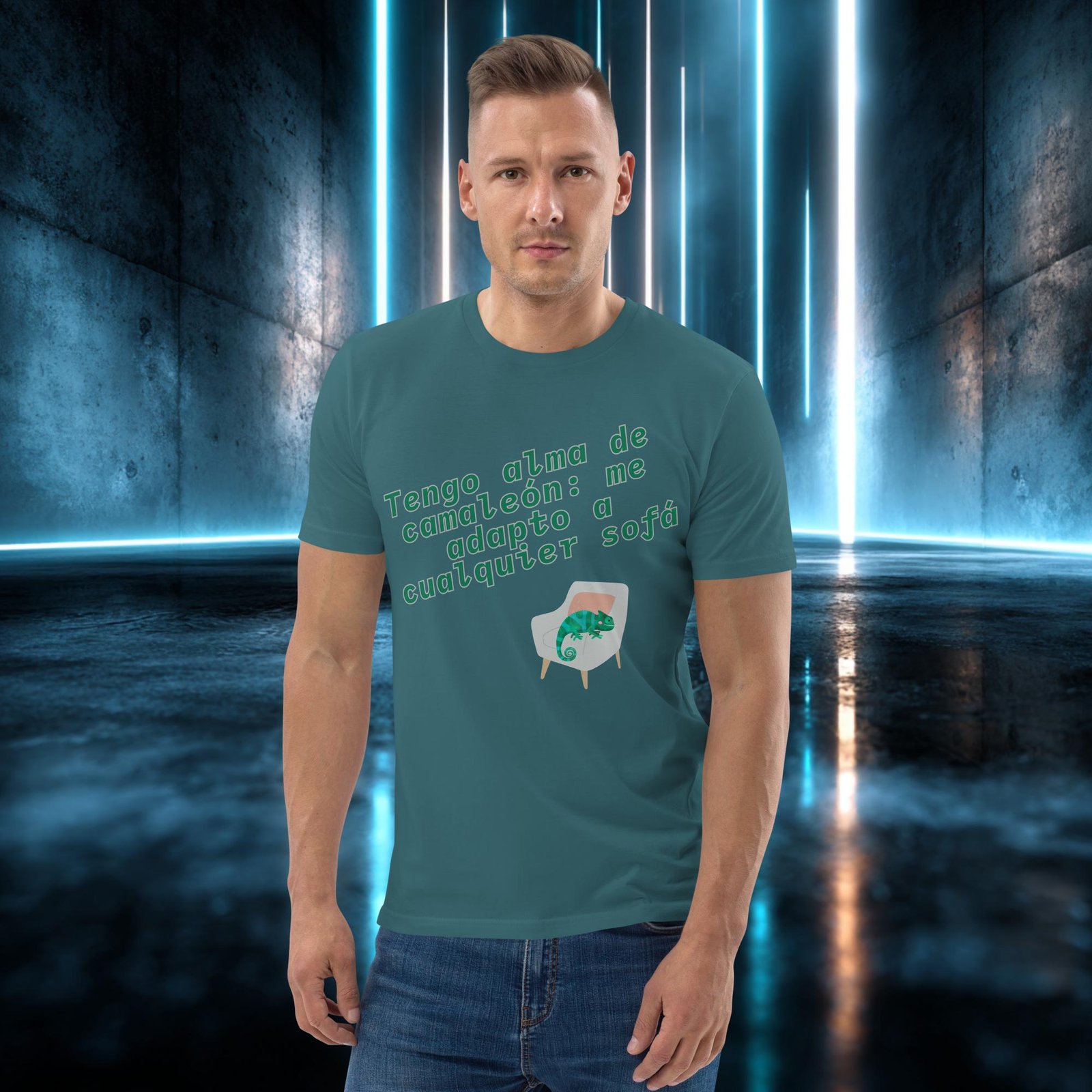 Camiseta orgánica con diseño Alma de Camaleón — color 8