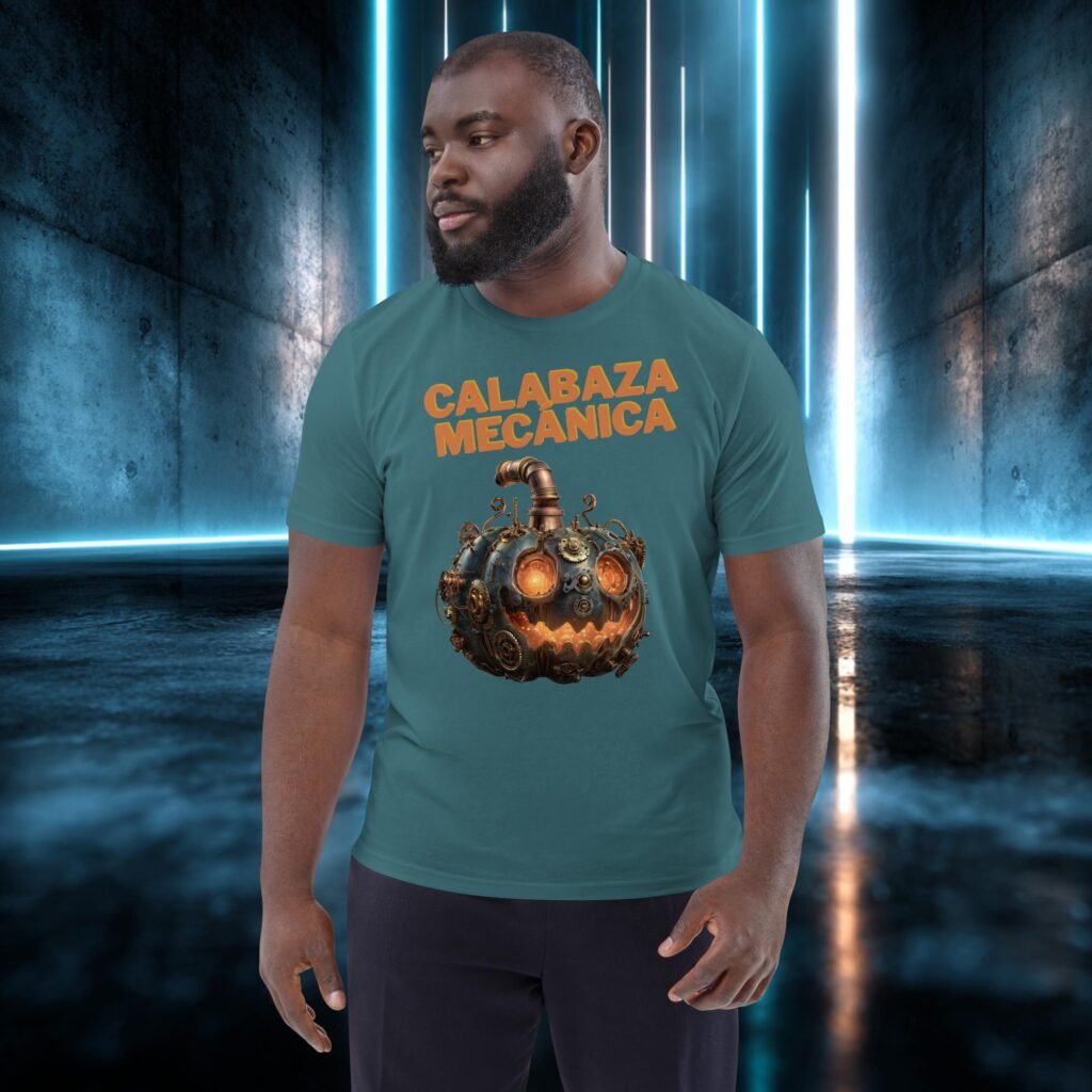 Camiseta orgánica con diseño Calabaza Mecánica