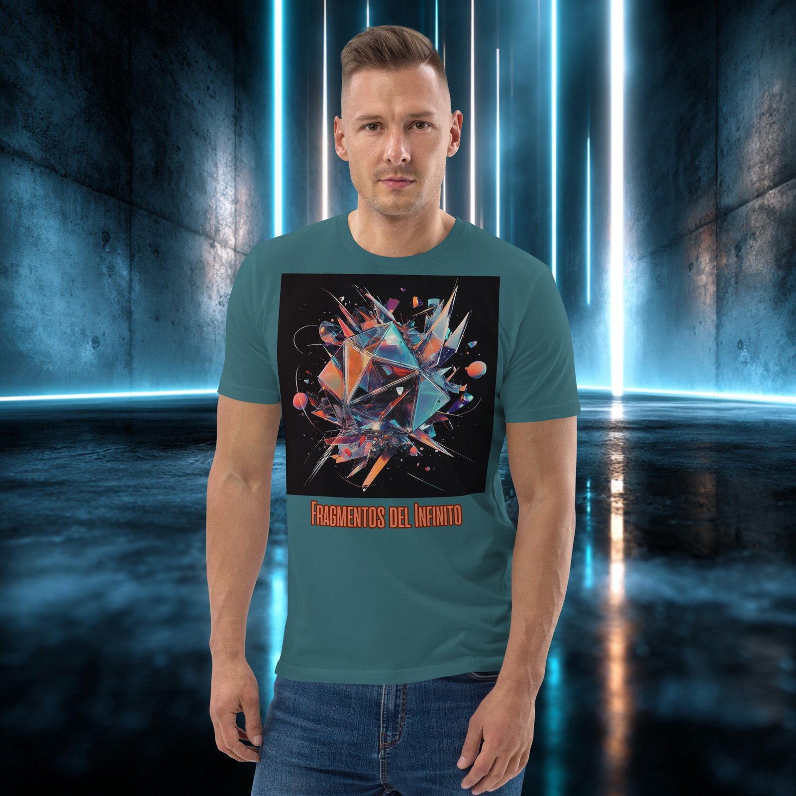 Camiseta orgánica con diseño Fragmentos del Infinito — color 7