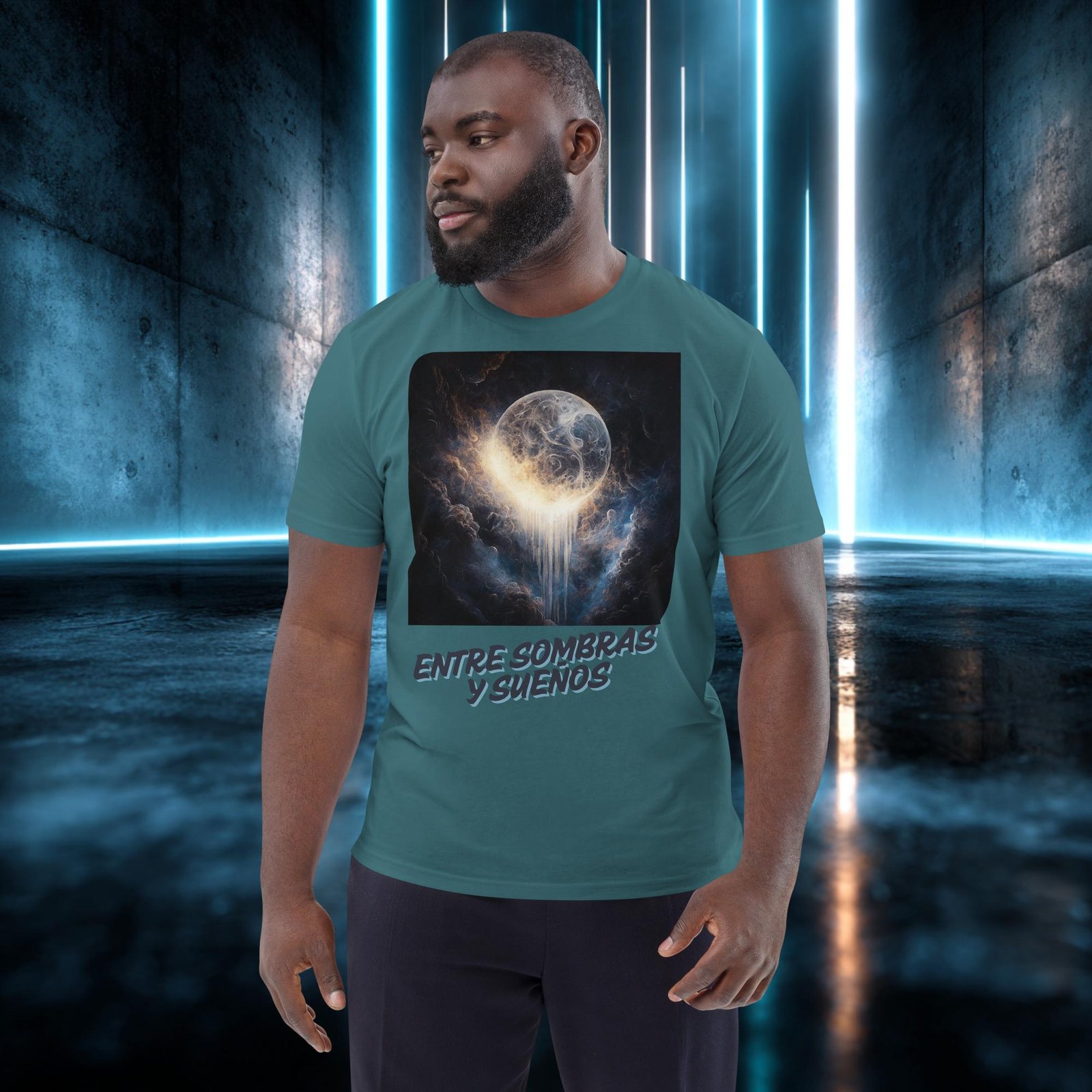 Camiseta orgánica con diseño Entre Sombras y Sueños — color 7