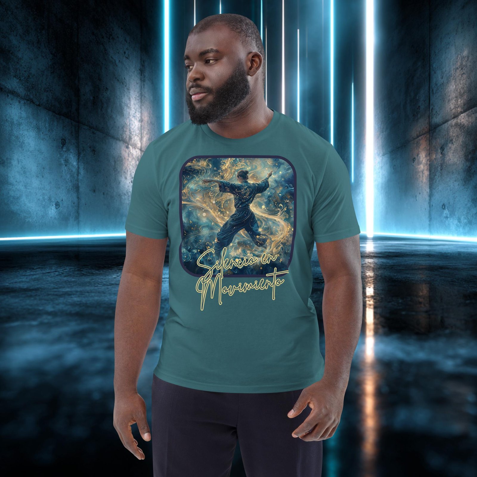 Camiseta orgánica con diseño Silencio en Movimiento — color 7