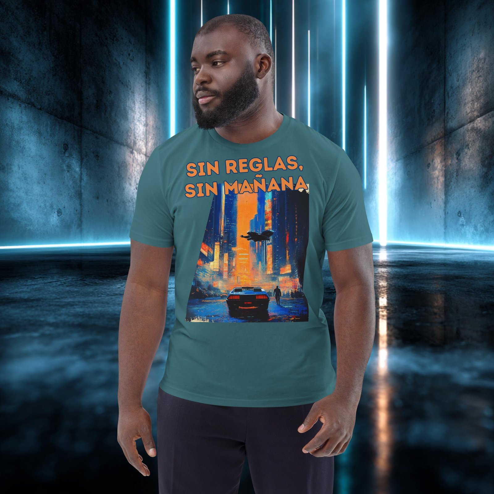 Camiseta orgánica con diseño Sin Reglas, Sin Mañana — color 8
