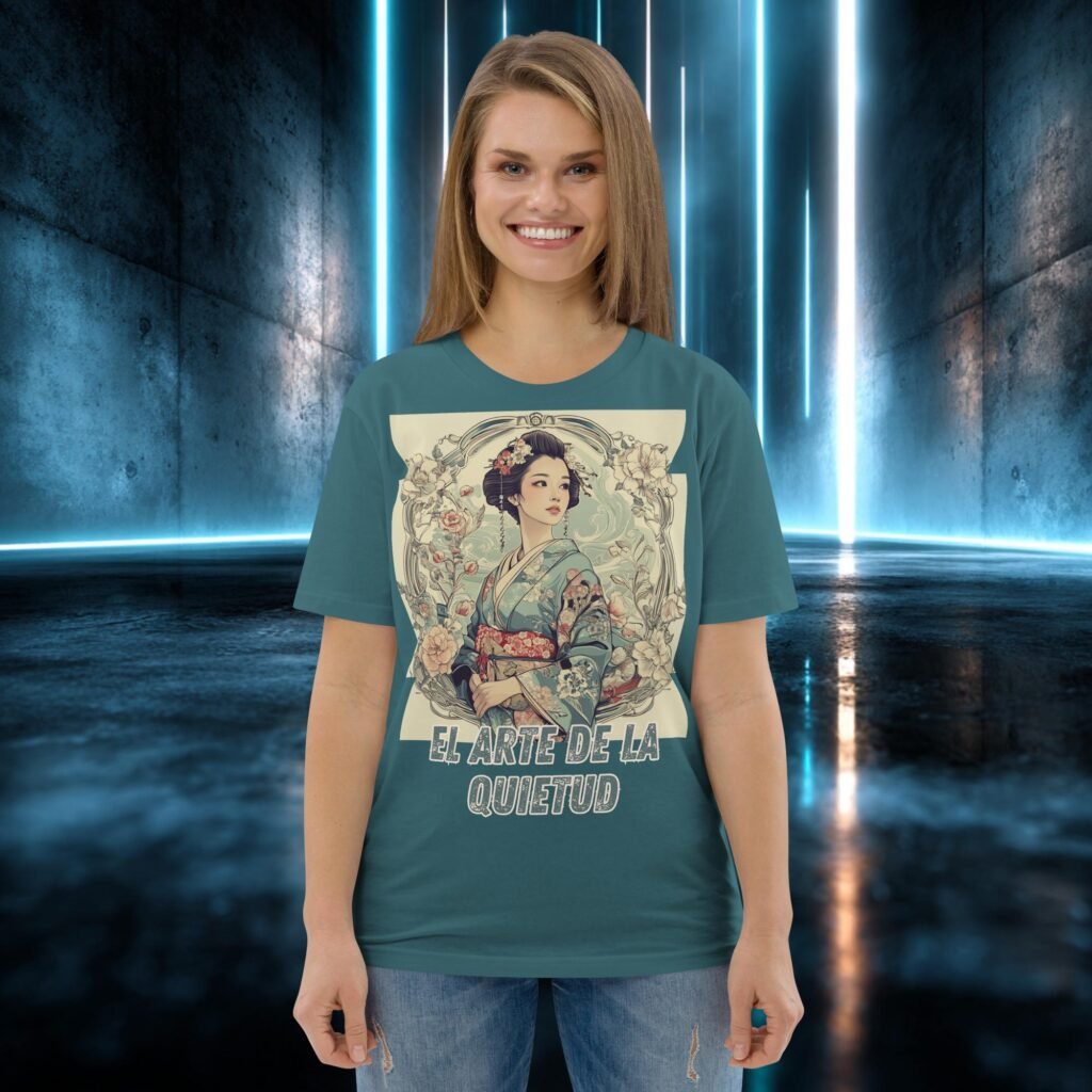 Camiseta orgánica con diseño El Arte de la Quietud