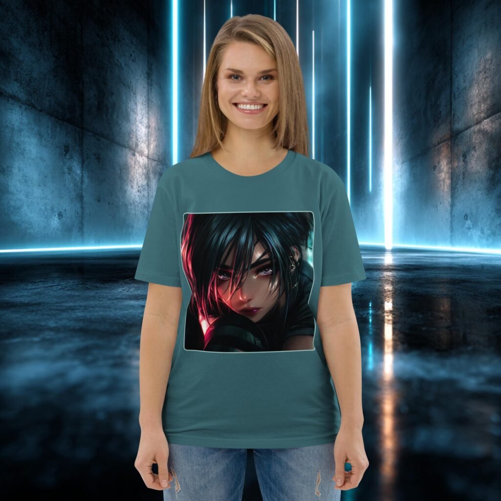 Camiseta orgánica con diseño Ojos que No Ceden