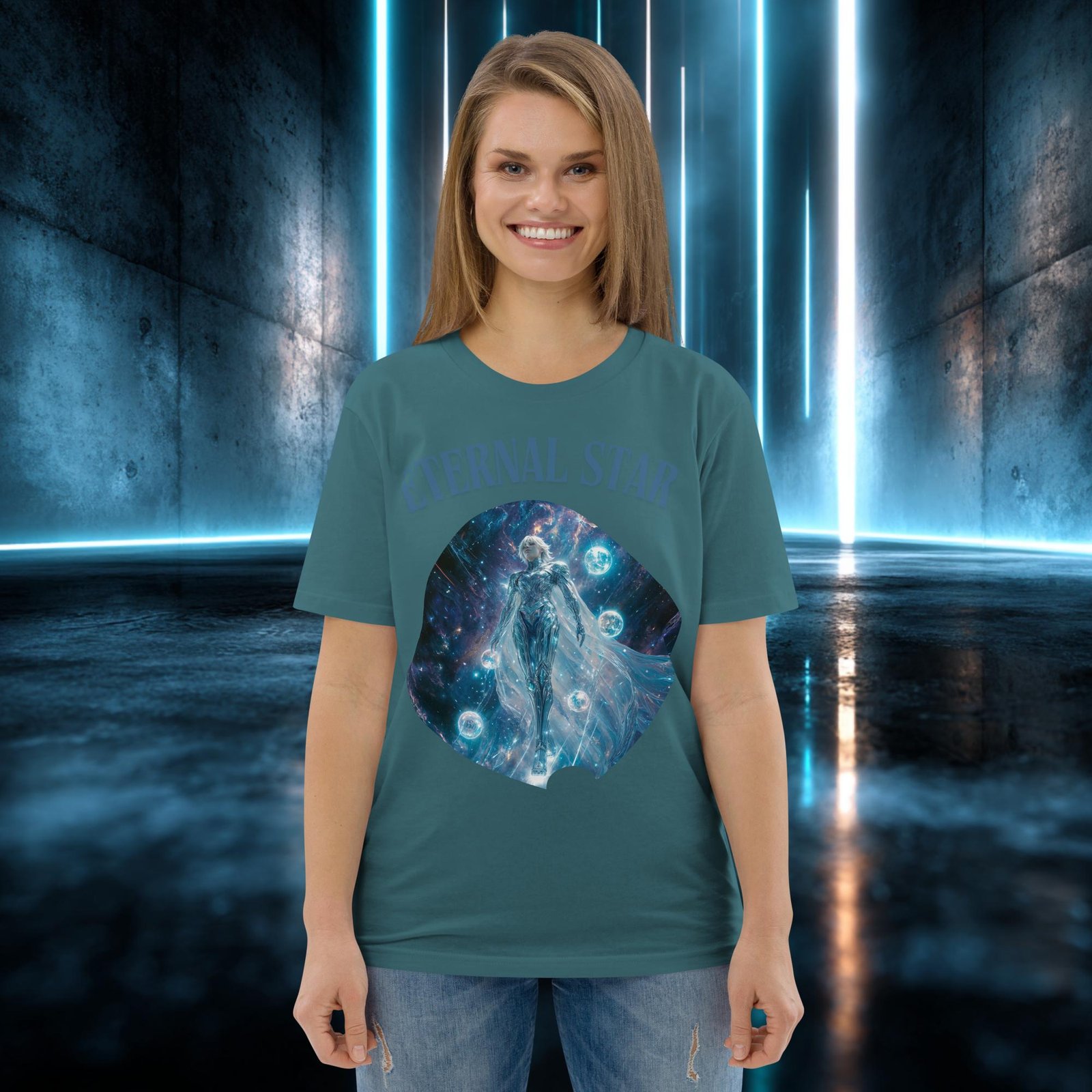 Camiseta orgánica con diseño Estrella Eterna — color 7
