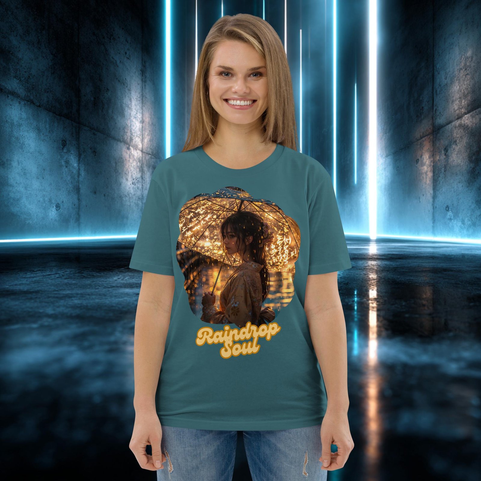 Camiseta orgánica con diseño Alma de Lluvia — color 7