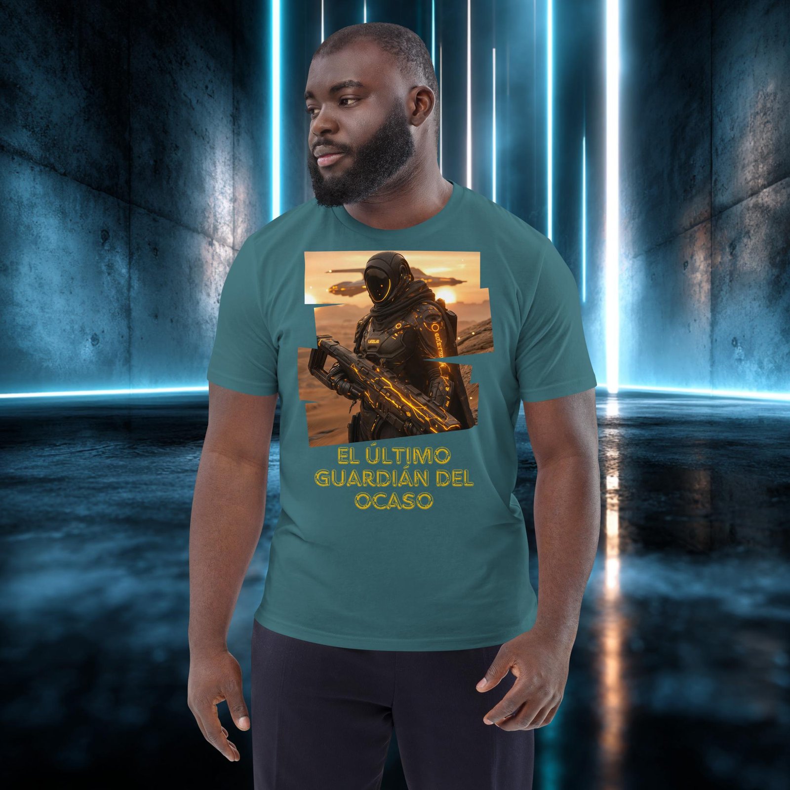 Camiseta orgánica con diseño El Último Guardián del Ocaso — color 7