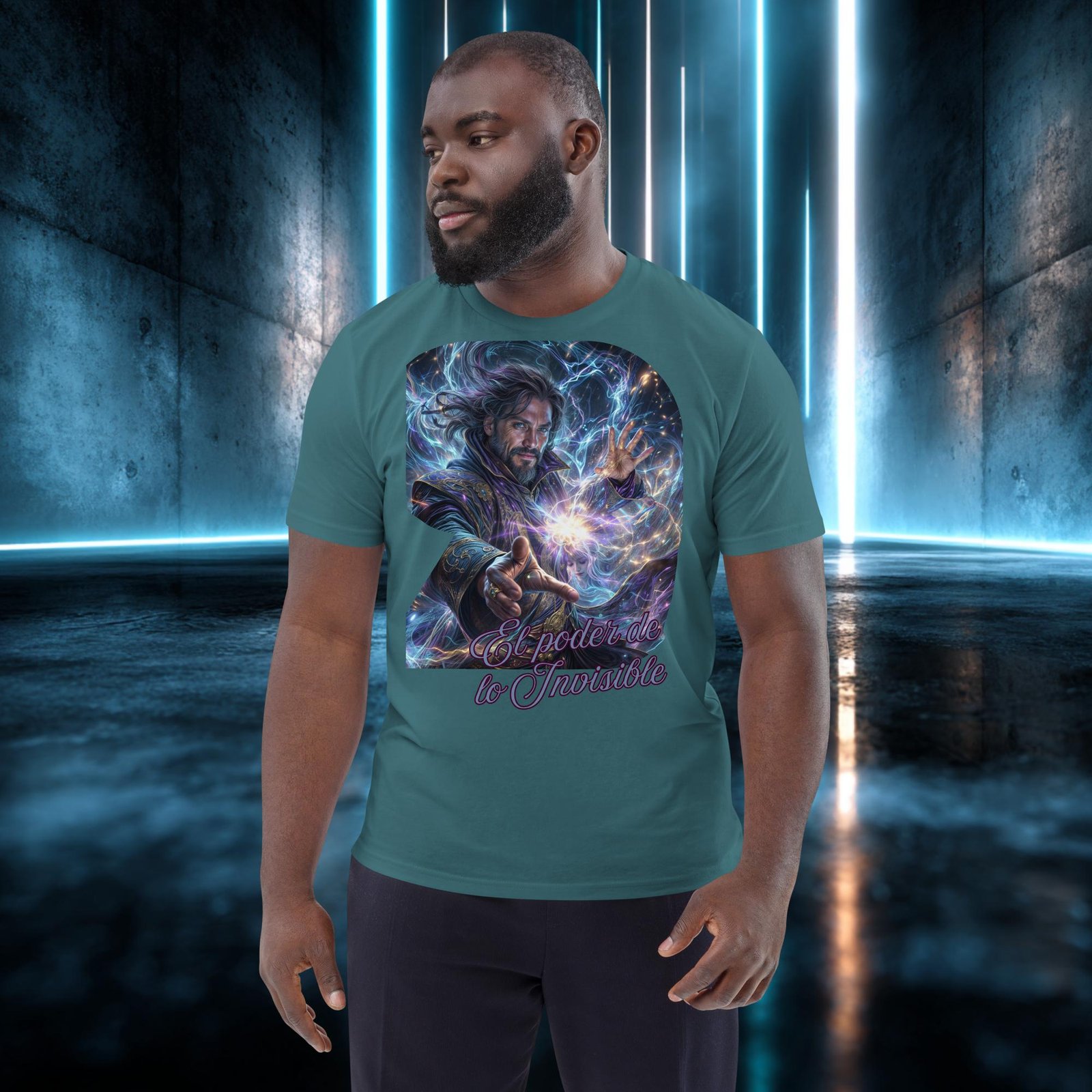 Camiseta orgánica con diseño El Poder de lo Invisible — color 7