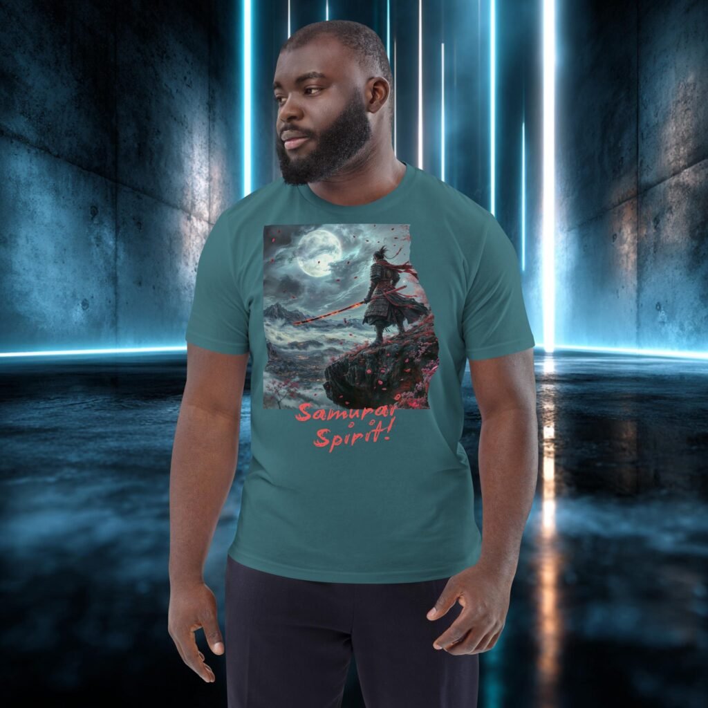 Camiseta orgánica con diseño Espíritu Samurái