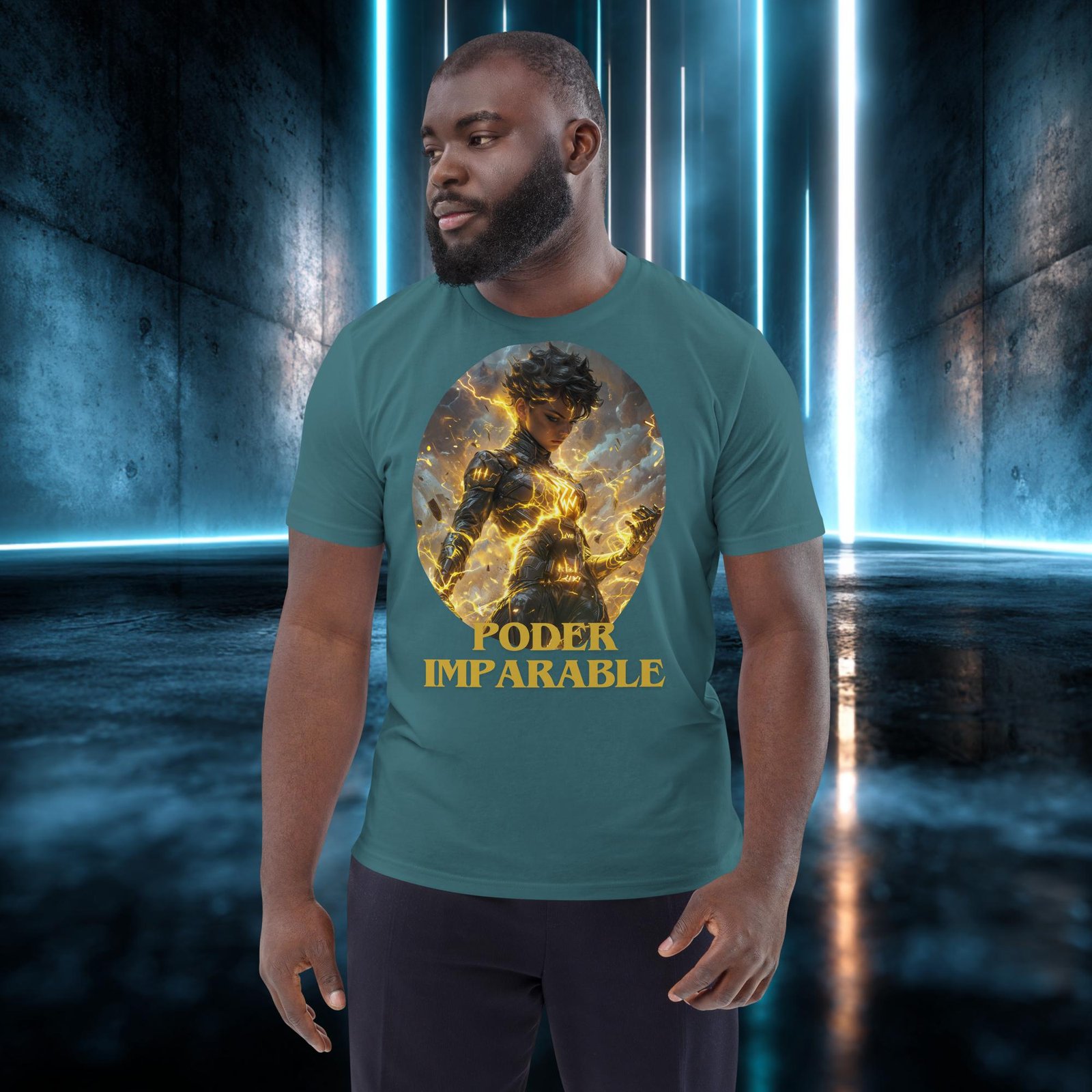 Camiseta orgánica con diseño Poder Imparable — color 7