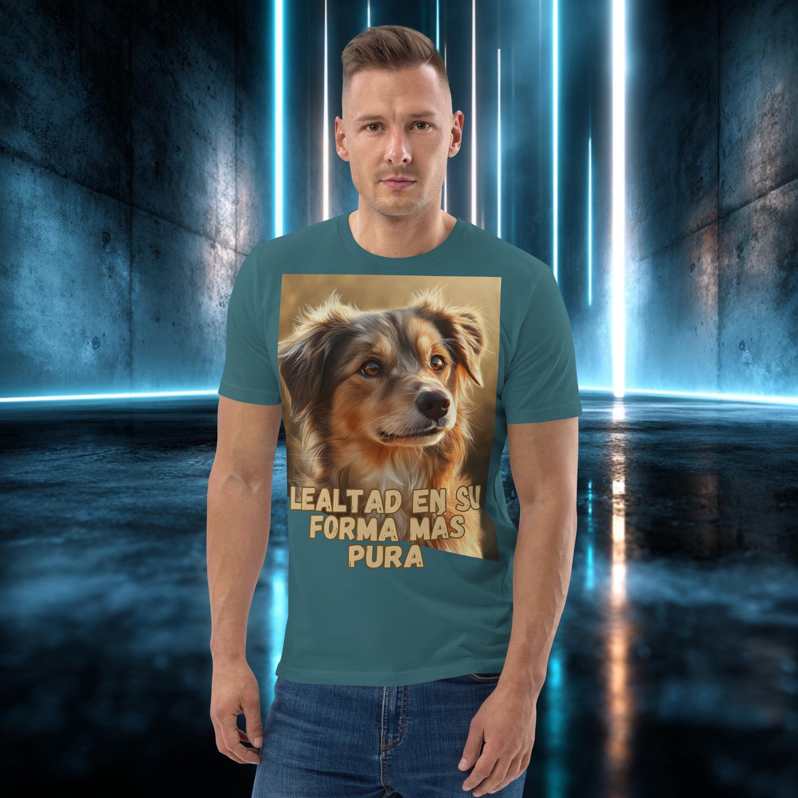 Camiseta orgánica con diseño Lealtad en Estado Puro — color 7