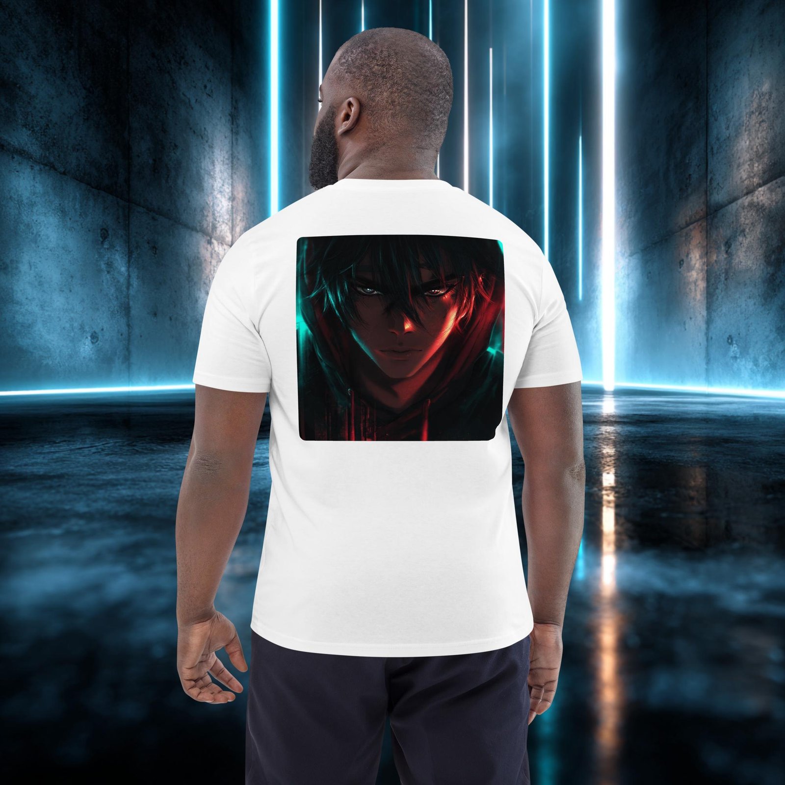 Camiseta orgánica con diseño Mirada de Acero — color 5