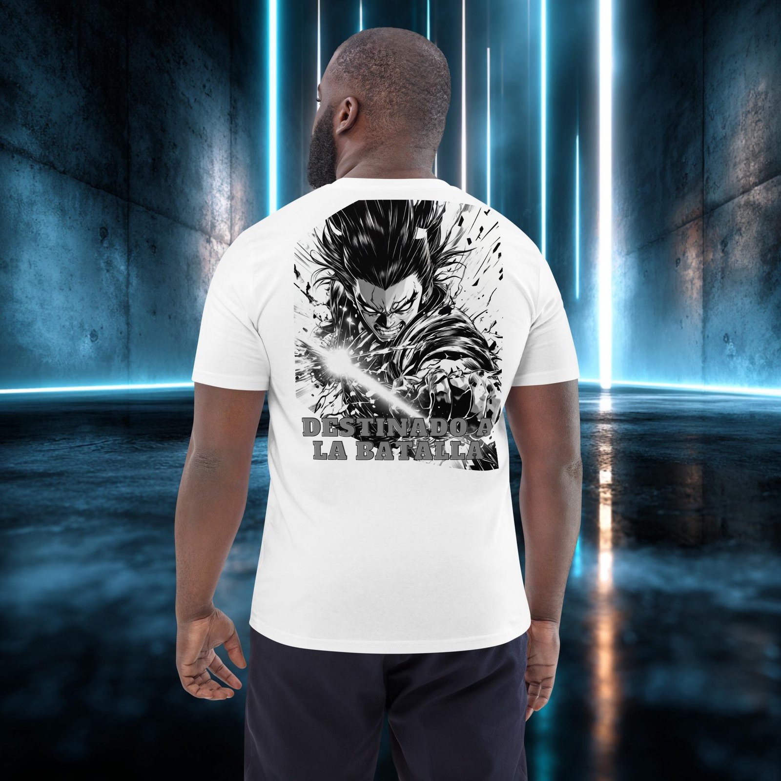 Camiseta orgánica con diseño Destinado a la Batalla — color 4