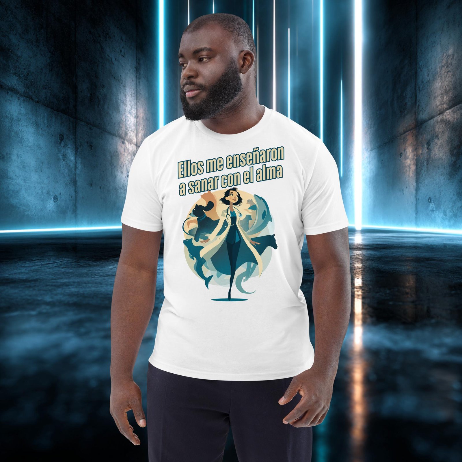 Camiseta orgánica con diseño Sanar con el Alma — color 4