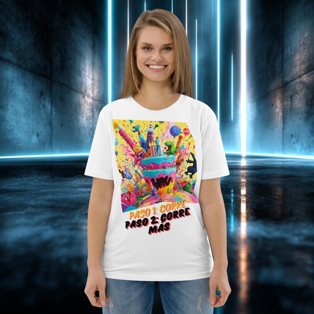 Camiseta orgánica con diseño Paso 1: Corre