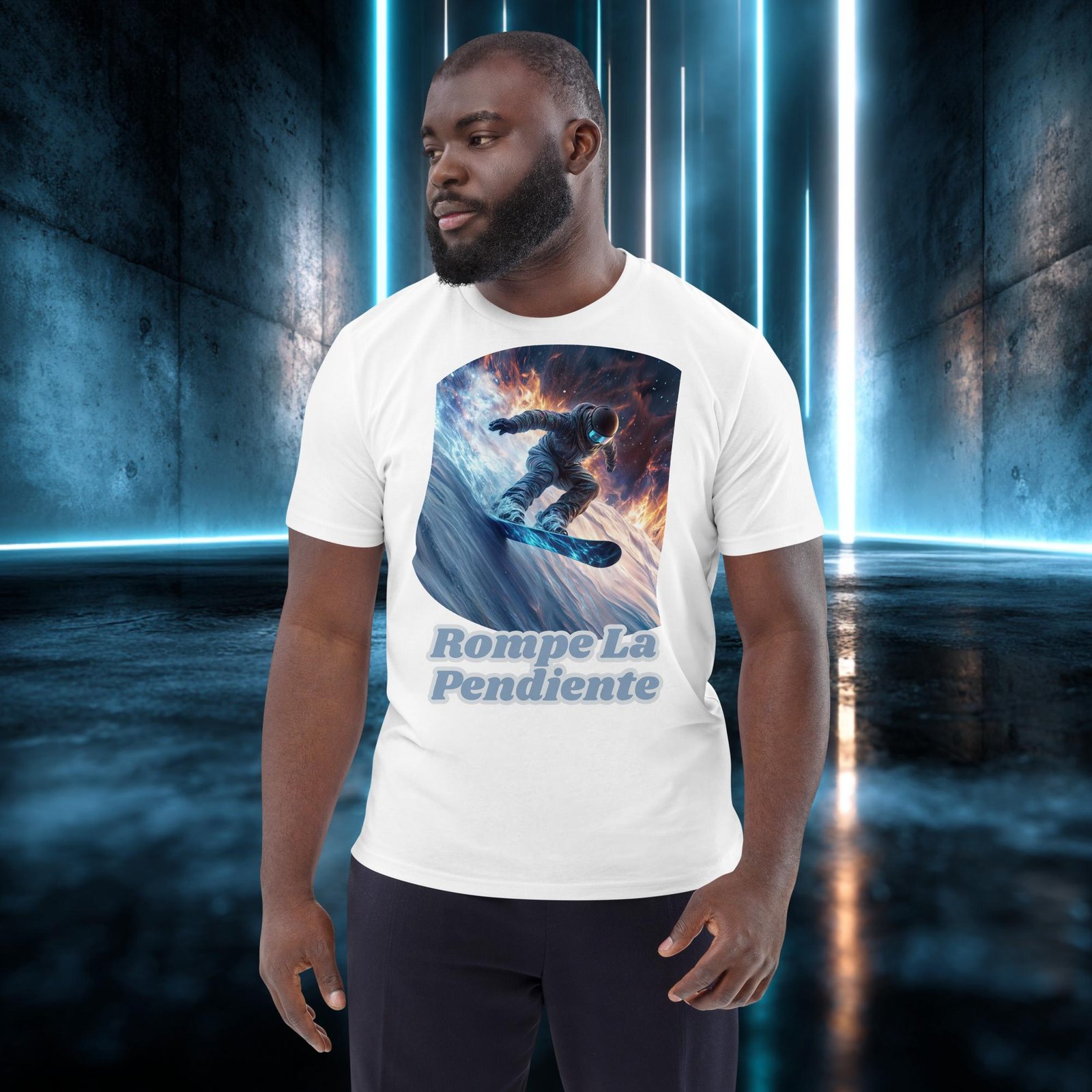 Camiseta orgánica con diseño Rompe la Pendiente — color 5