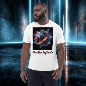 Camiseta orgánica con diseño Núcleo Infinito