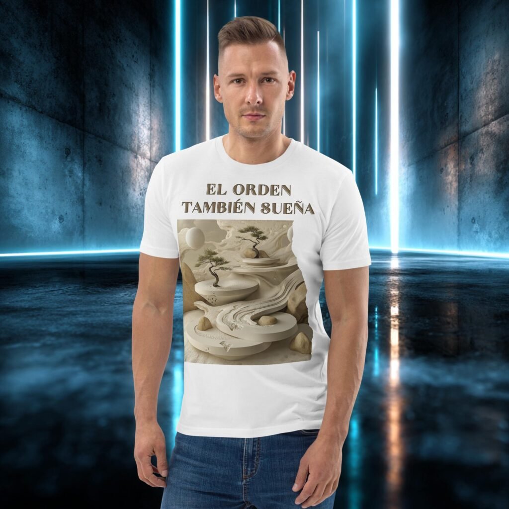 Camiseta orgánica con diseño El Orden También Sueña