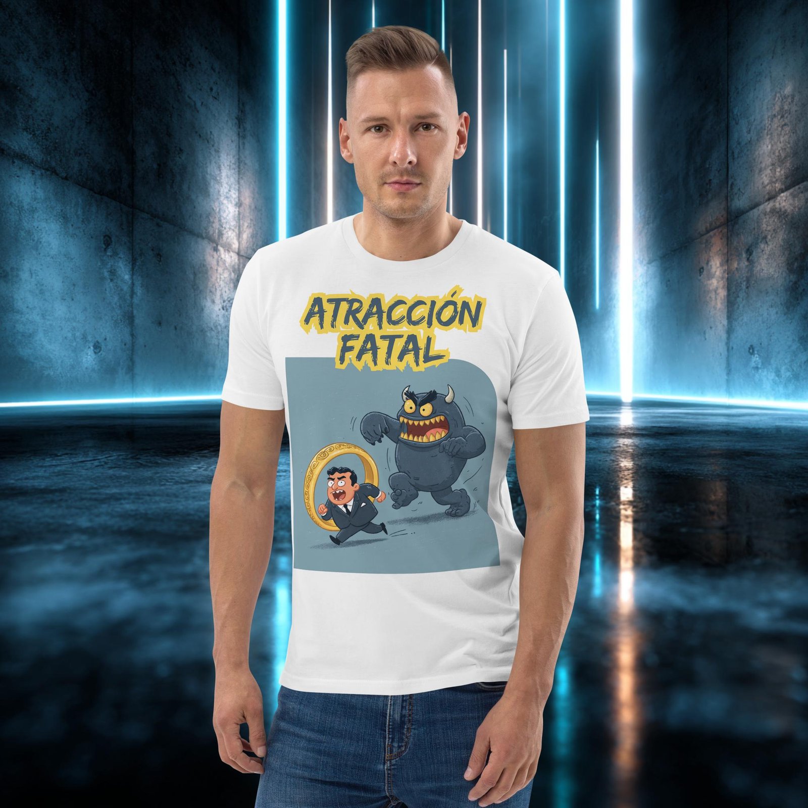 Camiseta orgánica con diseño Atracción Fatal — color 5