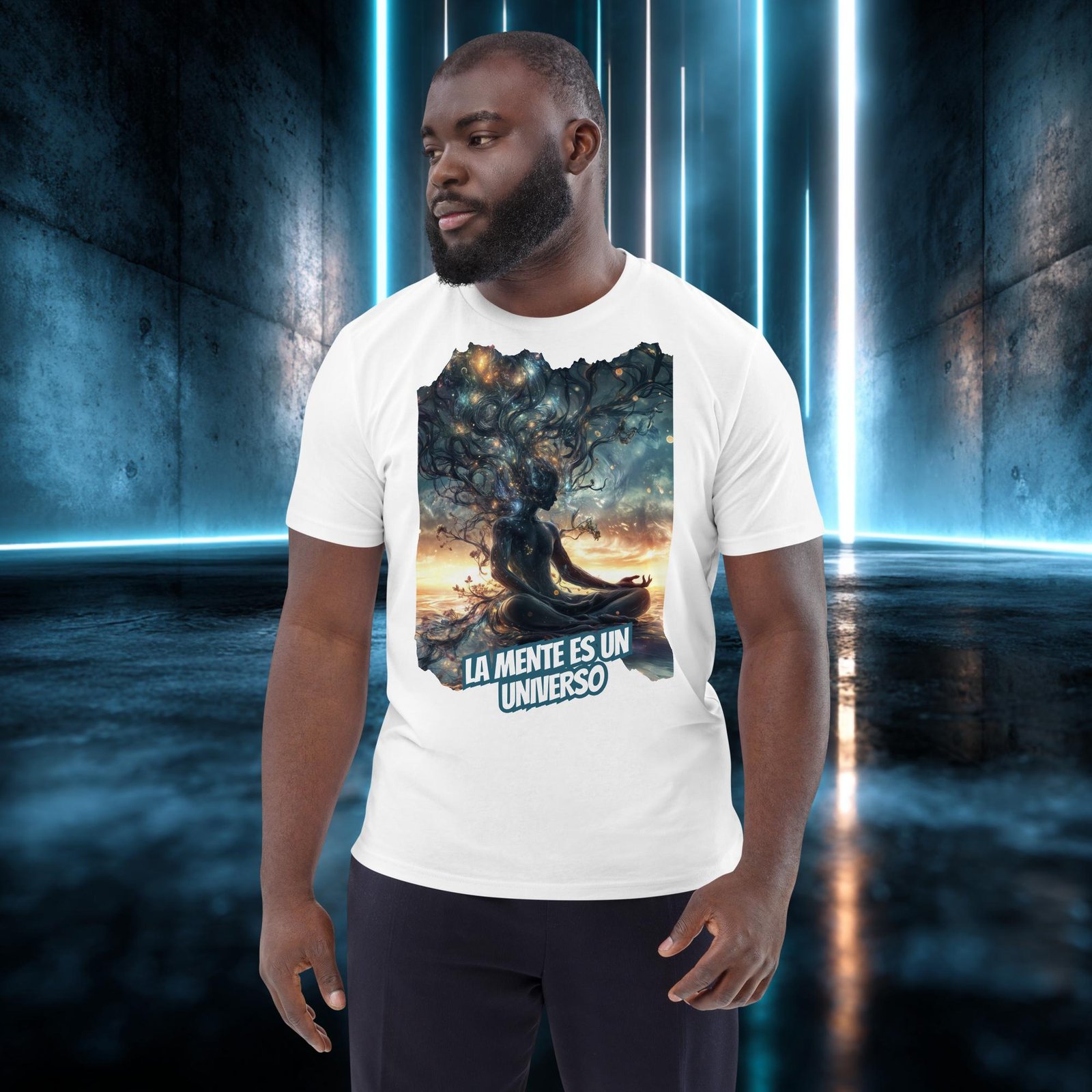 Camiseta orgánica con diseño La Mente Es un Universo — color 5