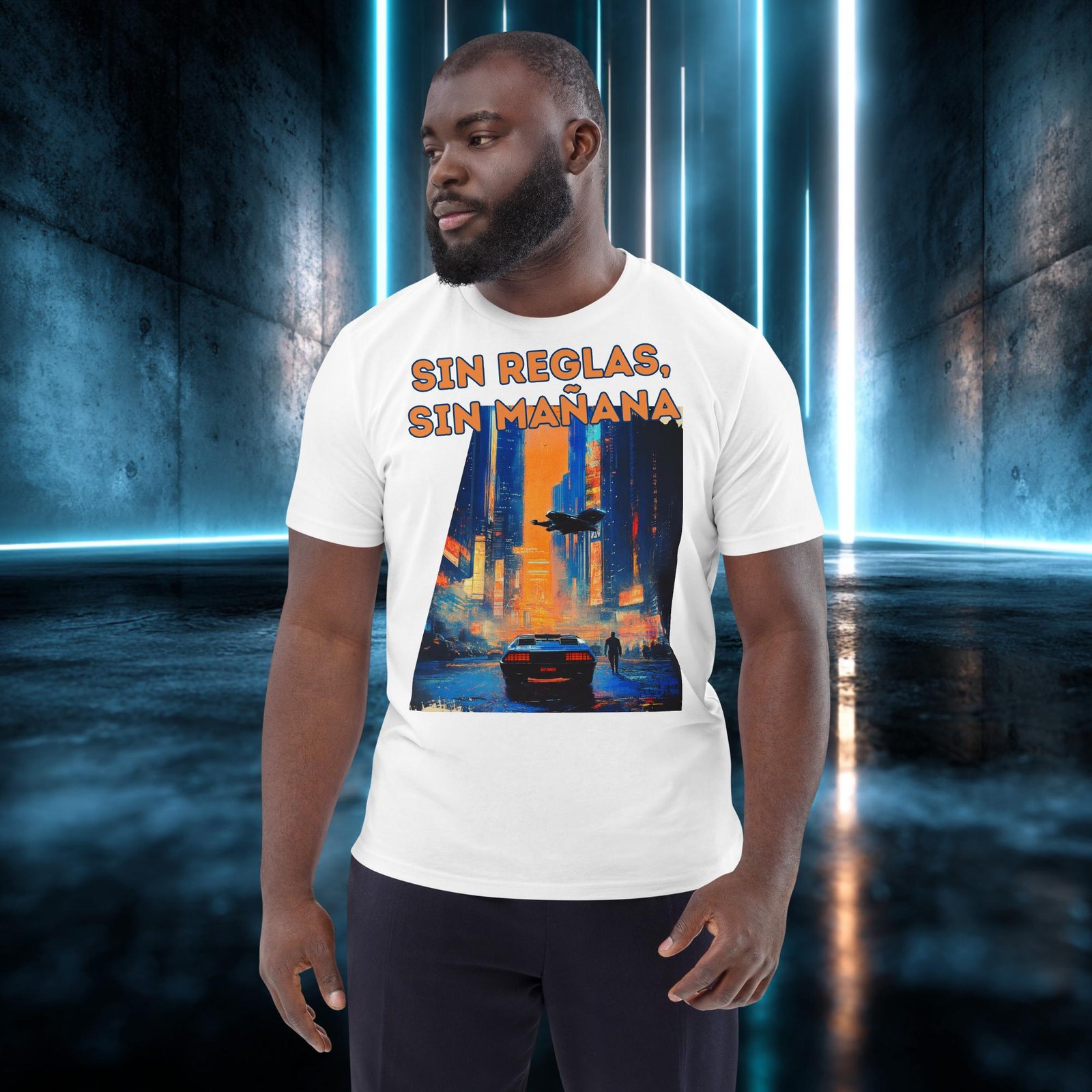 Camiseta orgánica con diseño Sin Reglas, Sin Mañana — color 5