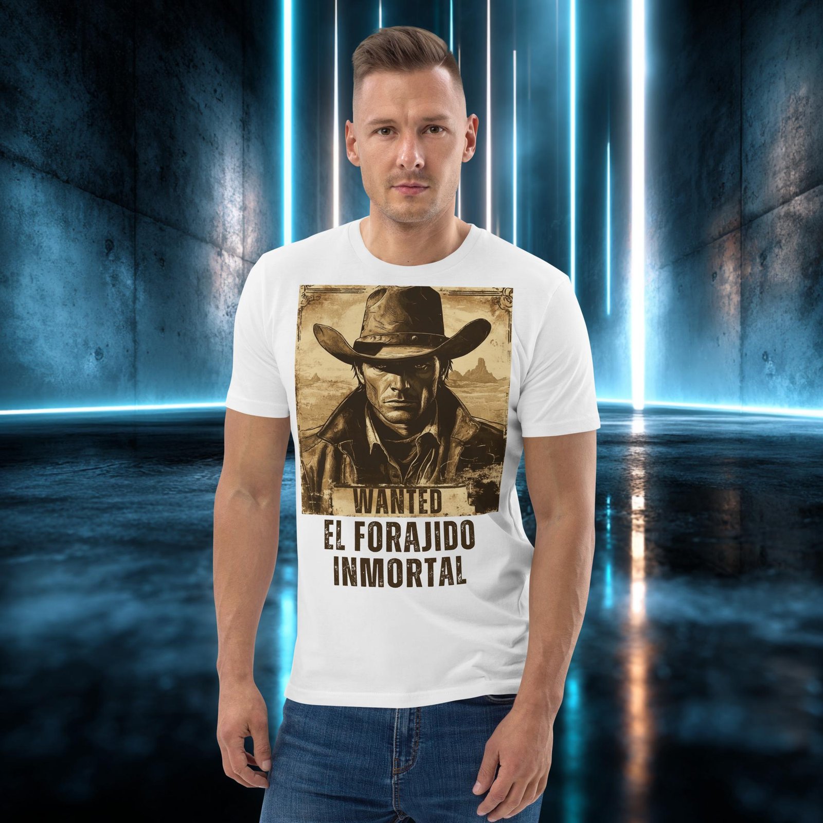 Camiseta orgánica con diseño El Forajido Inmortal — color 5