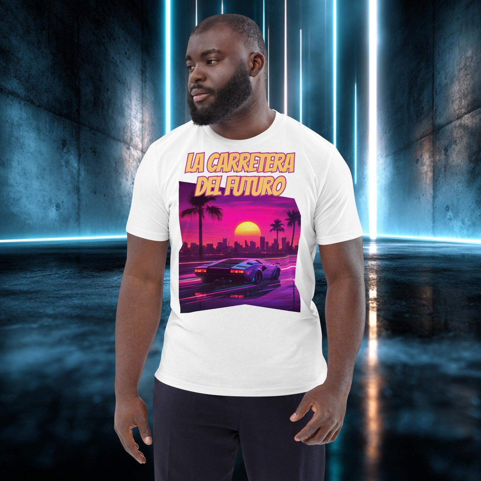 Camiseta orgánica con diseño La Carretera del Futuro — color 5