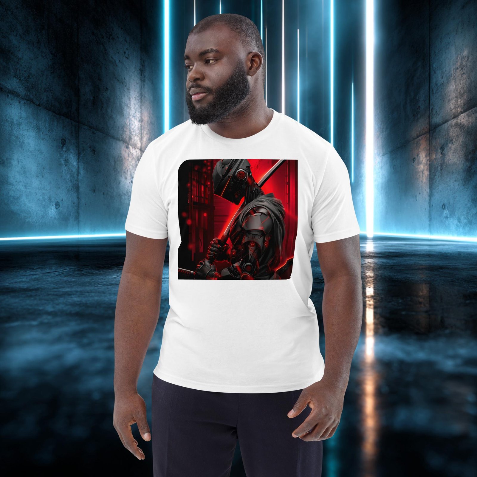 Camiseta orgánica con diseño Samurái de Circuitos — color 5