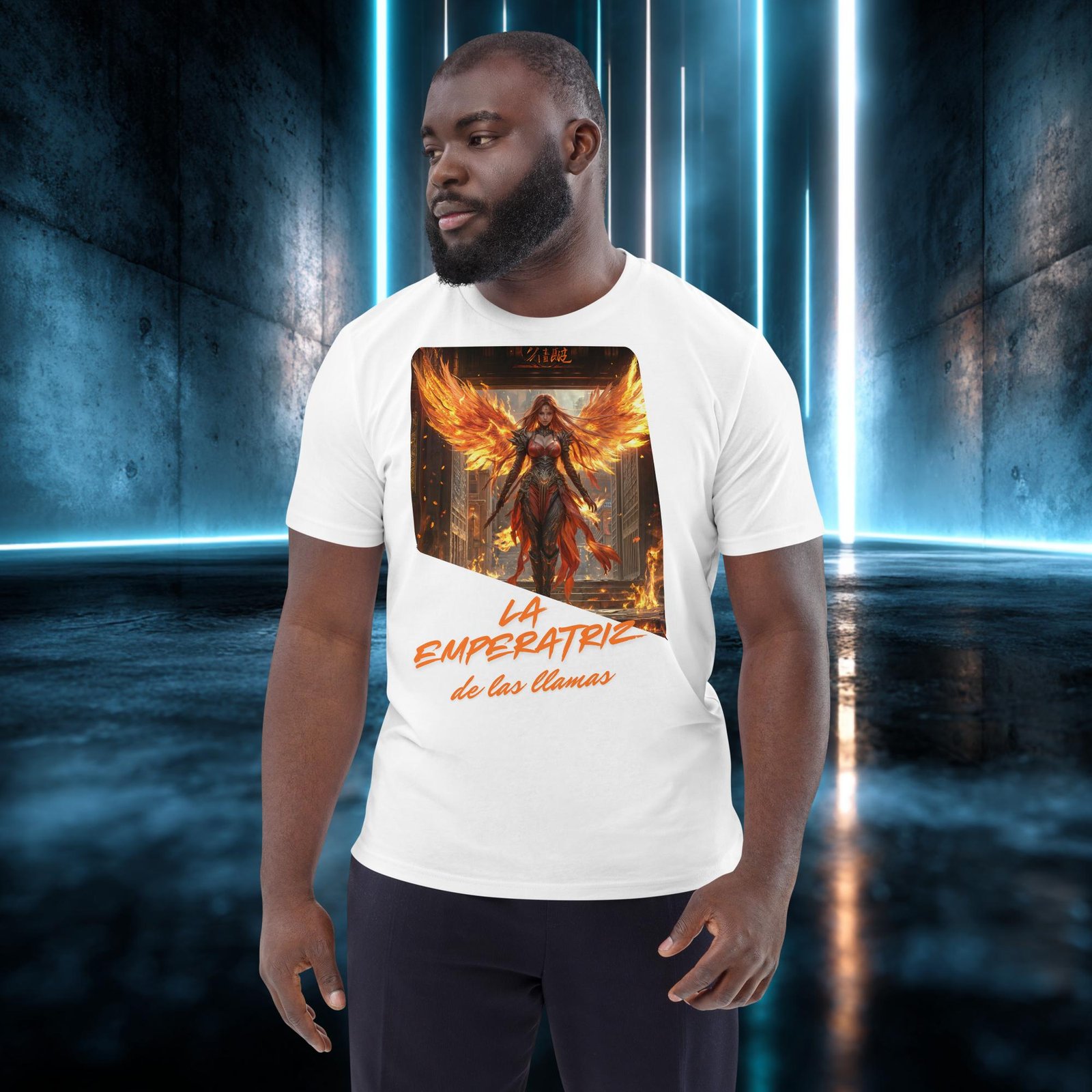 Camiseta orgánica con diseño La Emperatriz de las Llamas — color 4