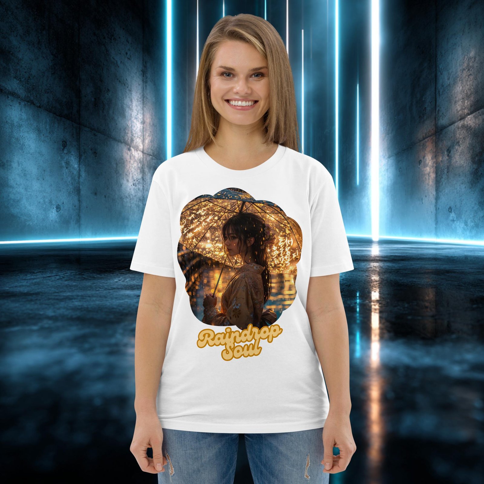 Camiseta orgánica con diseño Alma de Lluvia — color 4